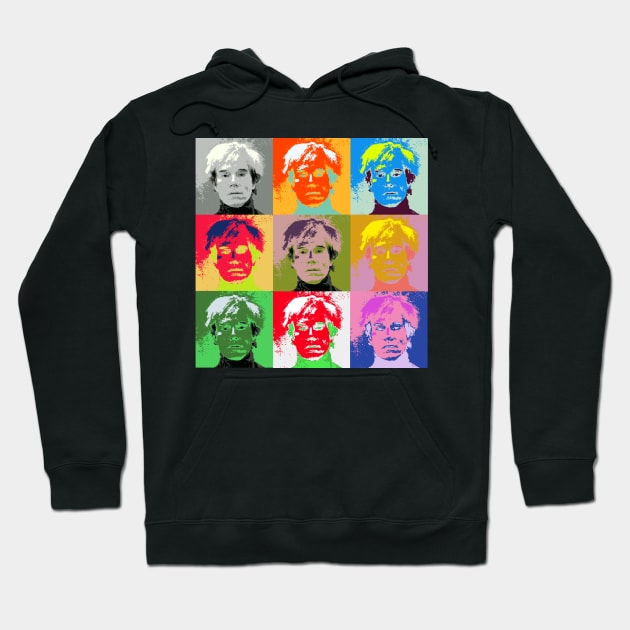 Andy Warhol Pop Art Style Hoodie by Pop Cult Store